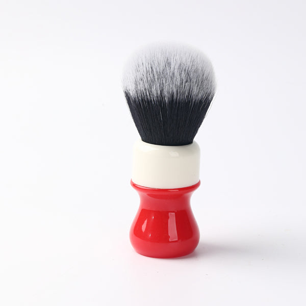 Yaqi 26mm Ferrari Rough Complex White Version mens Shaving Brush With Tuxedo Knot