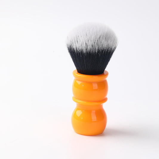 Yaqi 24mm Soft  Synthetic Hair Good Tuxedo Knot Orange Handle Shaving Brushes