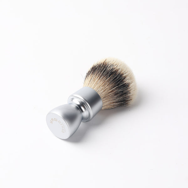 Yaqi Heavy Metal Handle Silvertip Badger Hair Shave Brush for Men Shaving