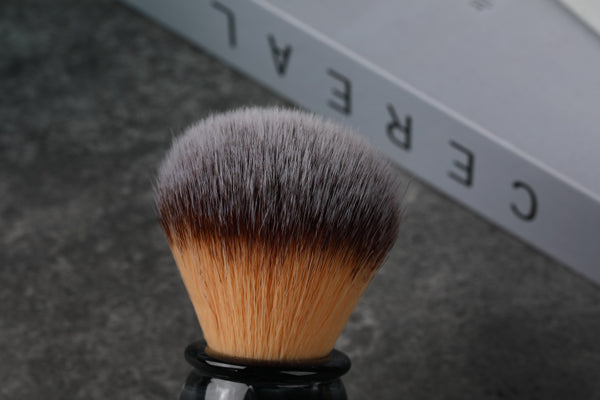 Yaqi 24MM Men's Shaving Brush  Resin Handle Nylon For Men Clearance Beard Professional Barber Face Cleaning Shaving Brush Tool