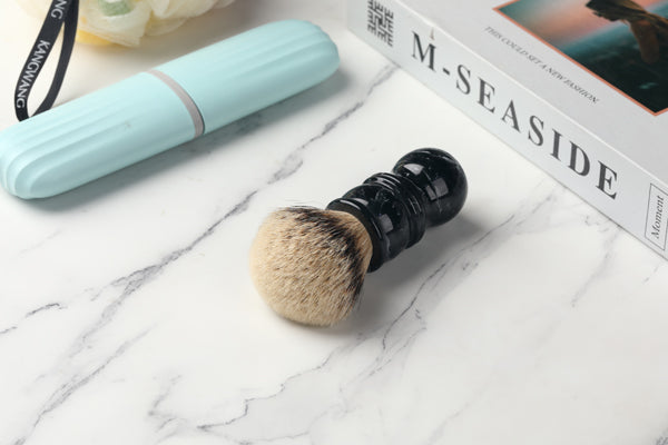 Yaqi 24MM Mens Shaving Brush Silvertip Badger Hair Facial Beard Cleaning Appliance Shave Tool