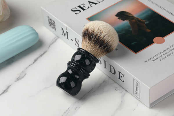 Yaqi 24MM Mens Shaving Brush Silvertip Badger Hair Facial Beard Cleaning Appliance Shave Tool