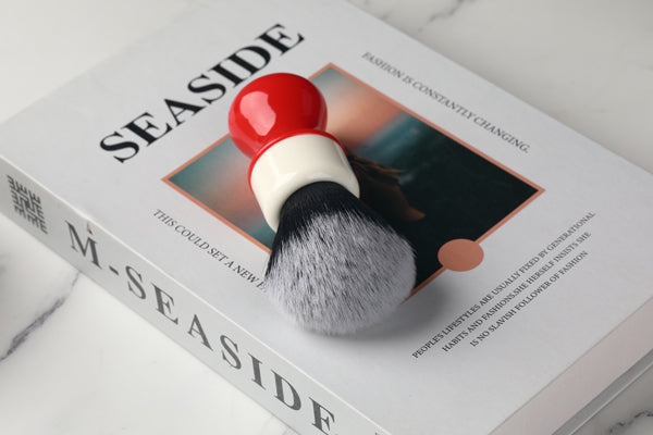 Yaqi 26mm Ferrari Rough Complex White Version mens Shaving Brush With Tuxedo Knot