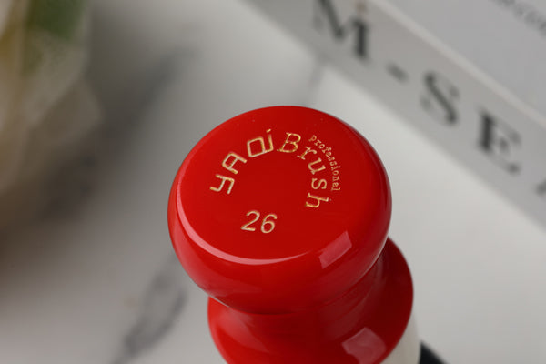 Yaqi 26mm Ferrari Rough Complex White Version mens Shaving Brush With Tuxedo Knot