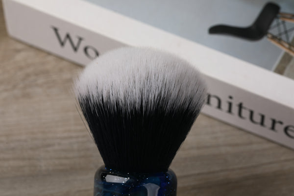 YAQI 26MM Mysterious Space Color Handle Tuxedo Shaving Brush