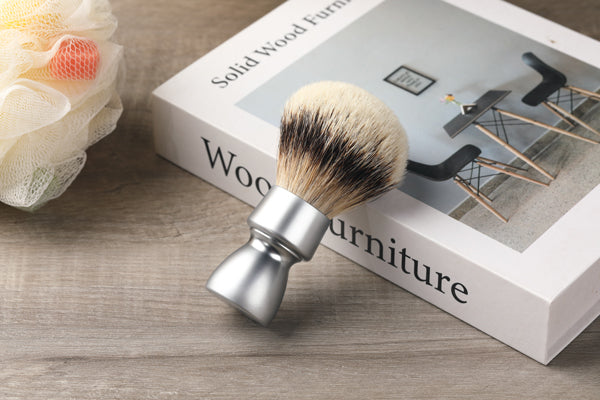 Yaqi Heavy Metal Handle Silvertip Badger Hair Shave Brush for Men Shaving