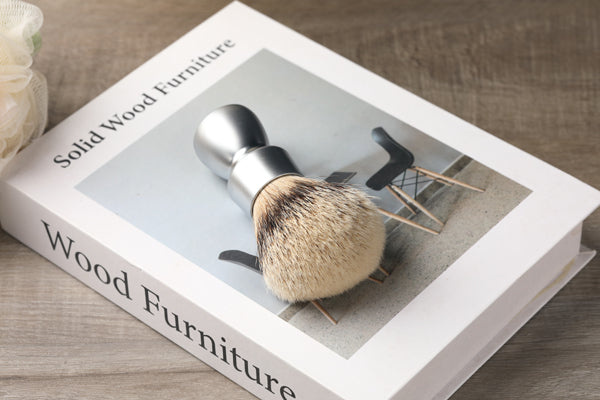 Yaqi Heavy Metal Handle Silvertip Badger Hair Shave Brush for Men Shaving