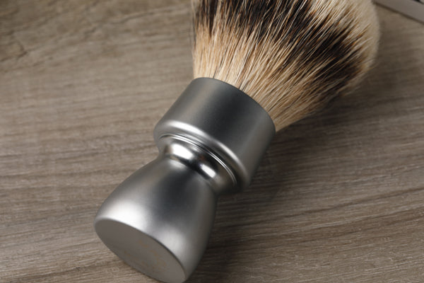 Yaqi Heavy Metal Handle Silvertip Badger Hair Shave Brush for Men Shaving
