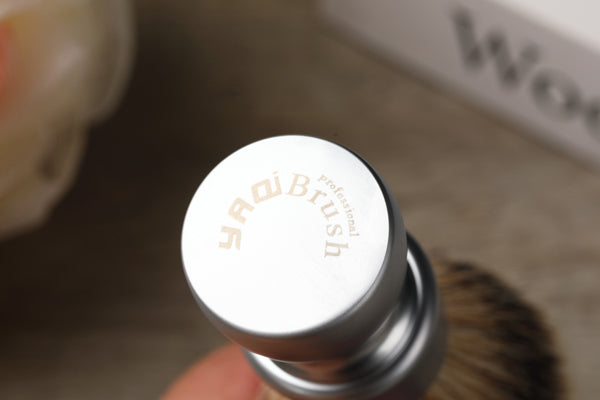 Yaqi Heavy Metal Handle Silvertip Badger Hair Shave Brush for Men Shaving
