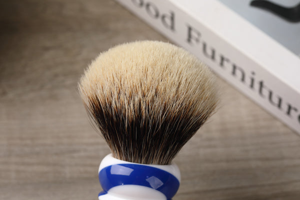 Yaqi New Barber Pole Style 24mm Two Band Badger Knot Shaving Brush