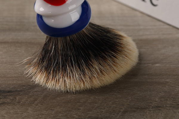 Yaqi New Barber Pole Style 24mm Two Band Badger Knot Shaving Brush