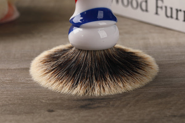 Yaqi New Barber Pole Style 24mm Two Band Badger Knot Shaving Brush