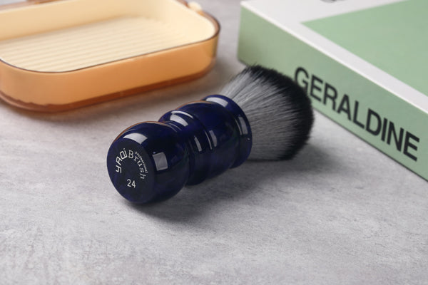 Yaqi  24mm Timber Wolf Color Synthetic Hair Shaving Brush for men