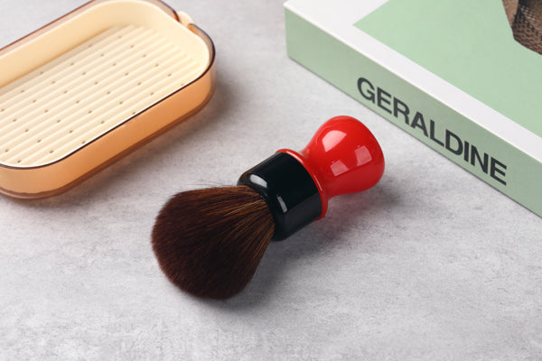 Yaqi 24mm Ferrari Rough Complex Black  Version Best Quality Brown Synthetic Hair Mens Shaving Brushes