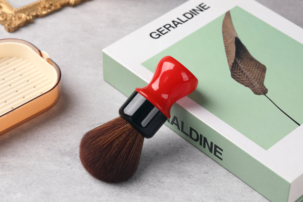 Yaqi 24mm Ferrari Rough Complex Black  Version Best Quality Brown Synthetic Hair Mens Shaving Brushes