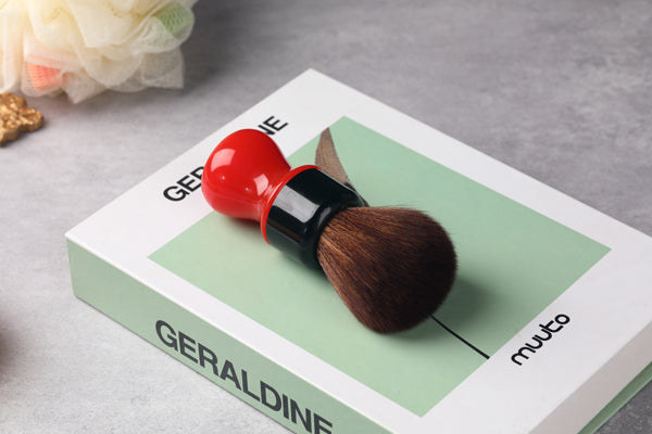 Yaqi 24mm Ferrari Rough Complex Black  Version Best Quality Brown Synthetic Hair Mens Shaving Brushes