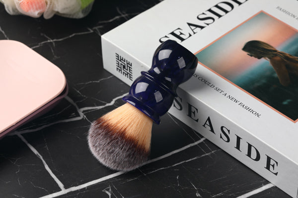 24MM Yaqi Bluish Violet Synthetic Hair Shaving Brush