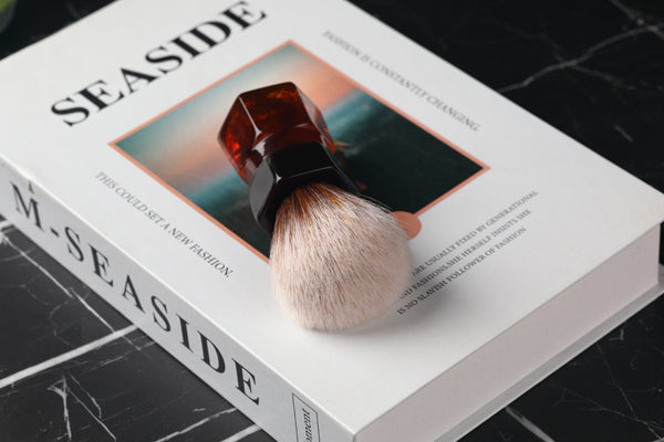 YAQI 24mm Moka Express Synthetic Hair Barbe Mens Shaving Brush