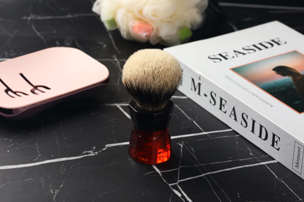 Yaqi 26mm Moka Express Two Band Badger Hair  Men's Beard Shaving Brush