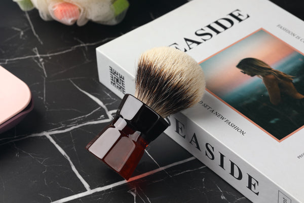 Yaqi 26mm Moka Express Two Band Badger Hair  Men's Beard Shaving Brush