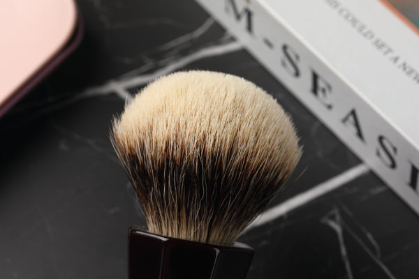 Yaqi 26mm Moka Express Two Band Badger Hair  Men's Beard Shaving Brush
