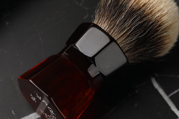 Yaqi 26mm Moka Express Two Band Badger Hair  Men's Beard Shaving Brush