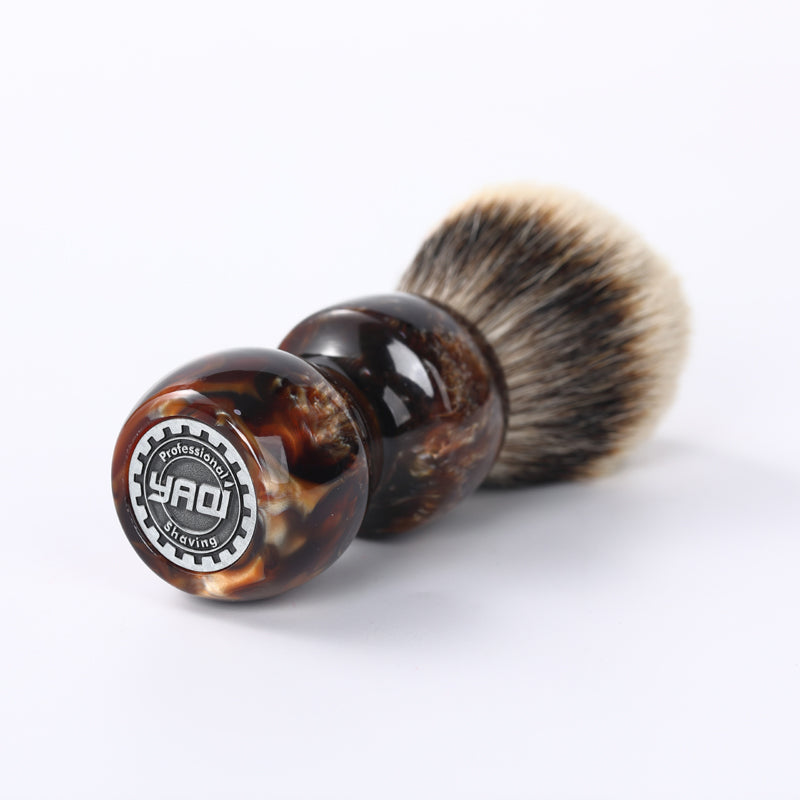 YAQI Caramel 26MM Two Band Badger Hair Men Wet Shaving Brush
