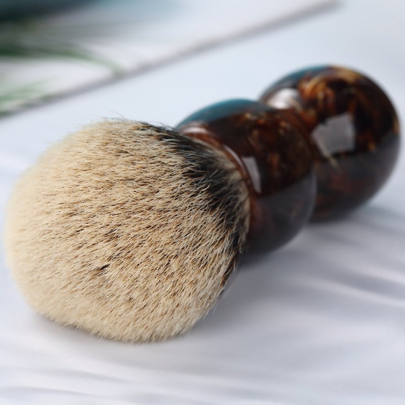 YAQI Caramel 26MM Two Band Badger Hair Men Wet Shaving Brush