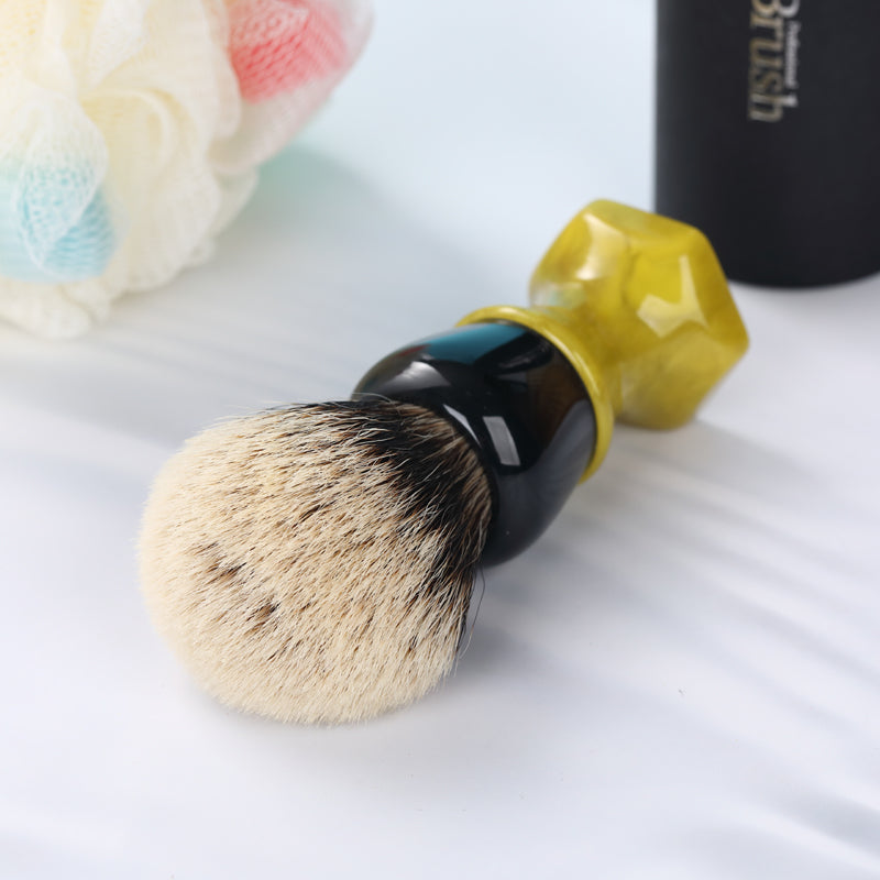YAQI 24MM Ever-Hopeful Two Band Badger Hair Men Wet Shaving Brush