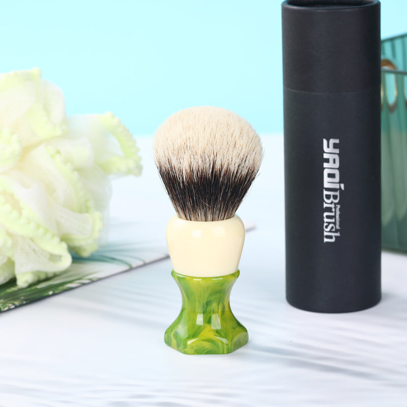 YAQI Ever-hopeful Two Band Badger Hair Mens Wet Shaving Brush