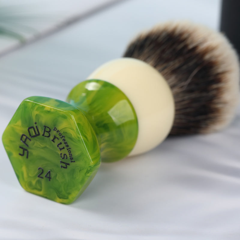 YAQI Ever-hopeful Two Band Badger Hair Mens Wet Shaving Brush