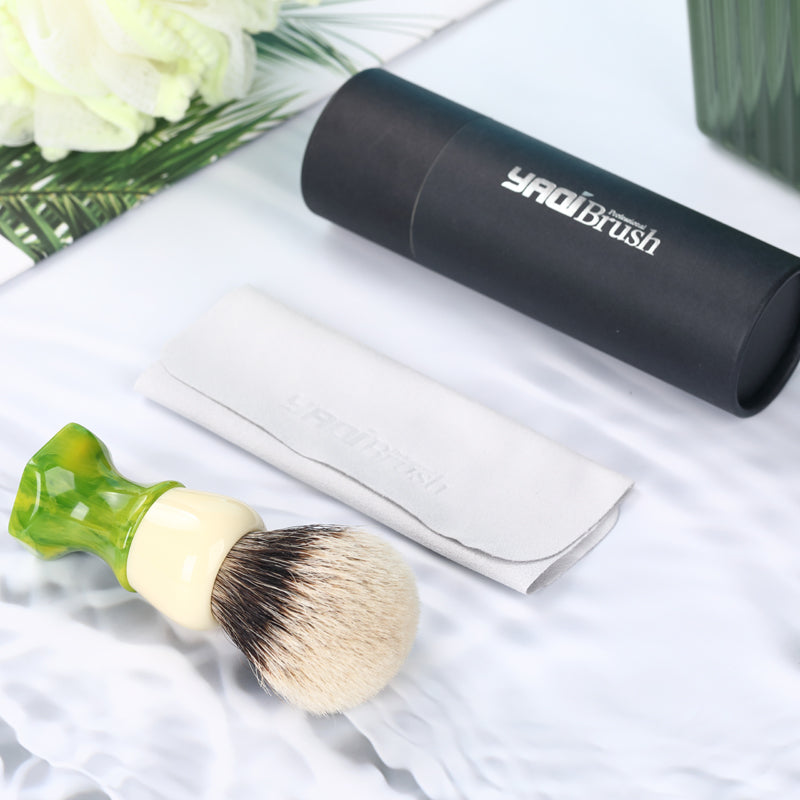 YAQI Ever-hopeful Two Band Badger Hair Mens Wet Shaving Brush