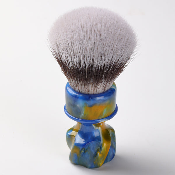 YAQI Starry Night New 28MM Synthetic Hair Mens Wet Shaving Brush