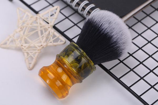 Yaqi 24MM Sagrada Familia Tuxedo Synthetic Fibre Men Wet Shave Brush