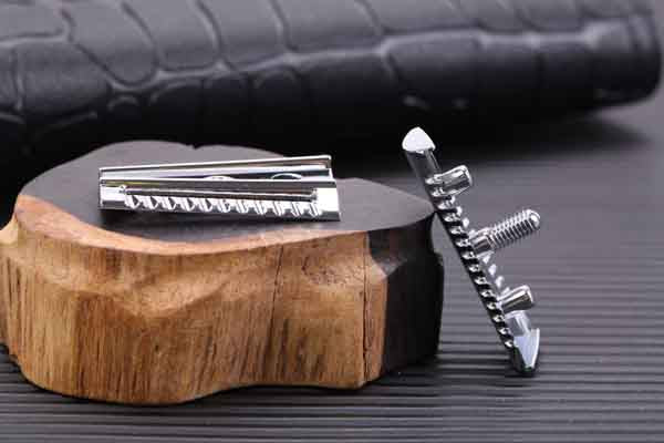 YAQI Top Aggressive Chrome Color  Double-edged Mens Slant Safety Razor Head Replacement Accessory