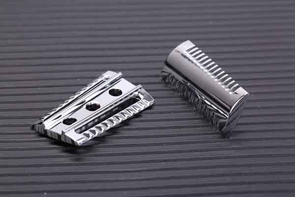 YAQI Top Aggressive Chrome Color  Double-edged Mens Slant Safety Razor Head Replacement Accessory