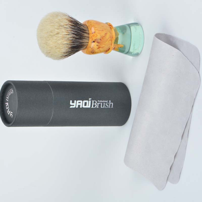 Yaqi Cavern Lake Two Band Badger Hair Men Wet Shaving Brush
