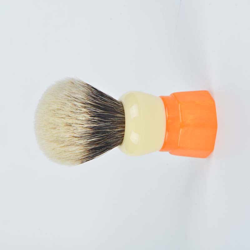 YAQI Ever-Helpful Two Band Badger Hair Mens Wet Shaving Brush Facial Beard Cleaning Shave Tool