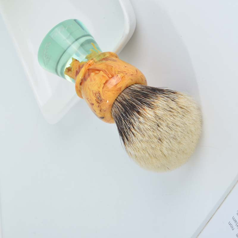 Yaqi Cavern Lake Two Band Badger Hair Men Wet Shaving Brush