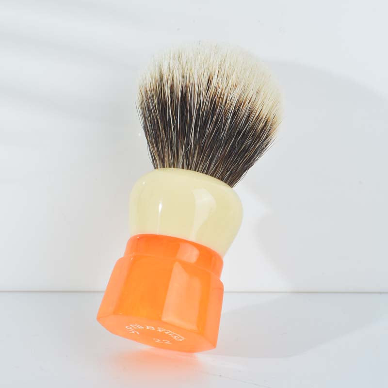 YAQI Ever-Helpful Two Band Badger Hair Mens Wet Shaving Brush Facial Beard Cleaning Shave Tool