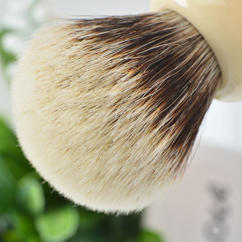 YAQI 24MM Green Obsidian Two Band Badger Hair Men Wet Shaving Brush