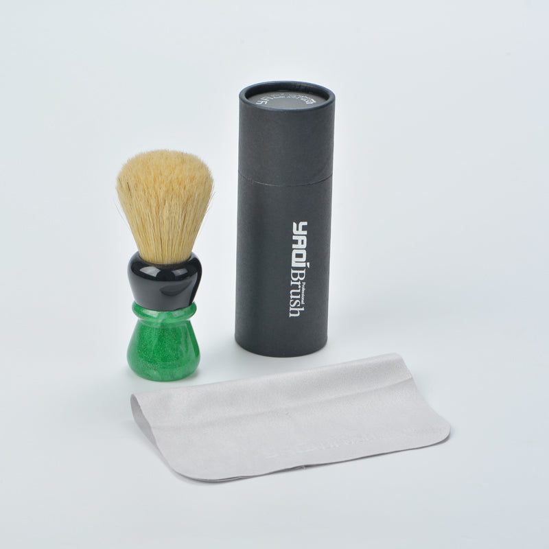 YAQI Green Viper 24MM Boar Bristle Handle Shaving Brush for man wet shaving