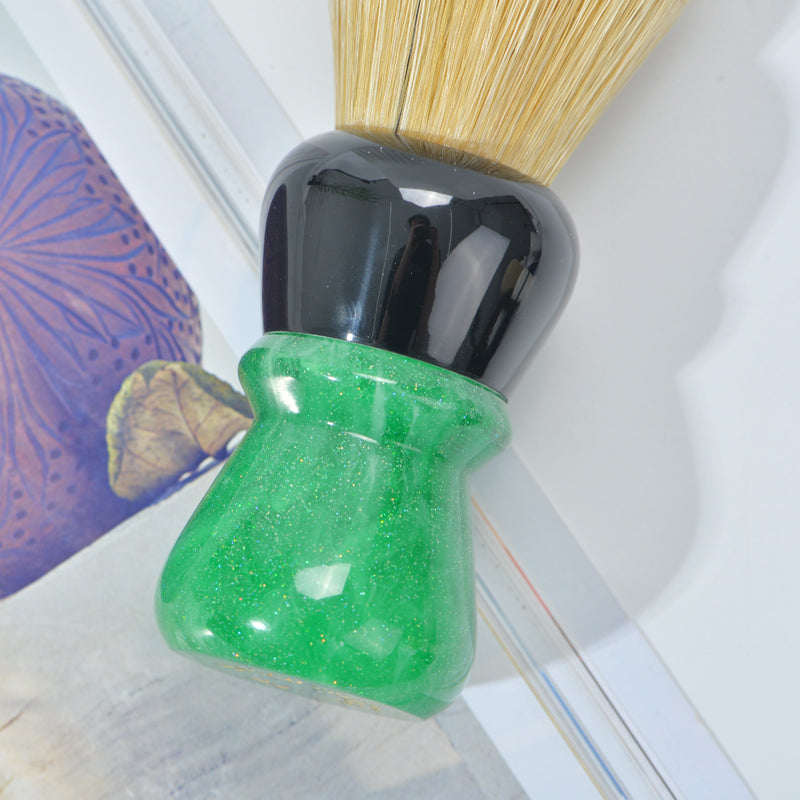 YAQI Green Viper 24MM Boar Bristle Handle Shaving Brush for man wet shaving