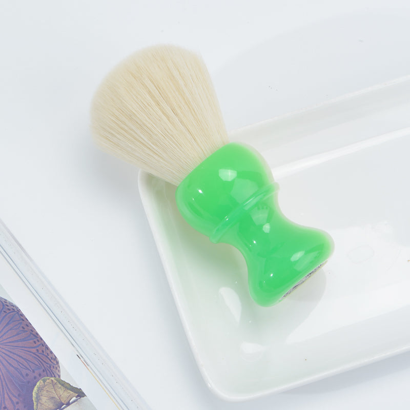 YAQI JANUS BIFRONS 24mm Synthetic Cashmere Knot Mens Shaving Brush With Dark Seen Handle