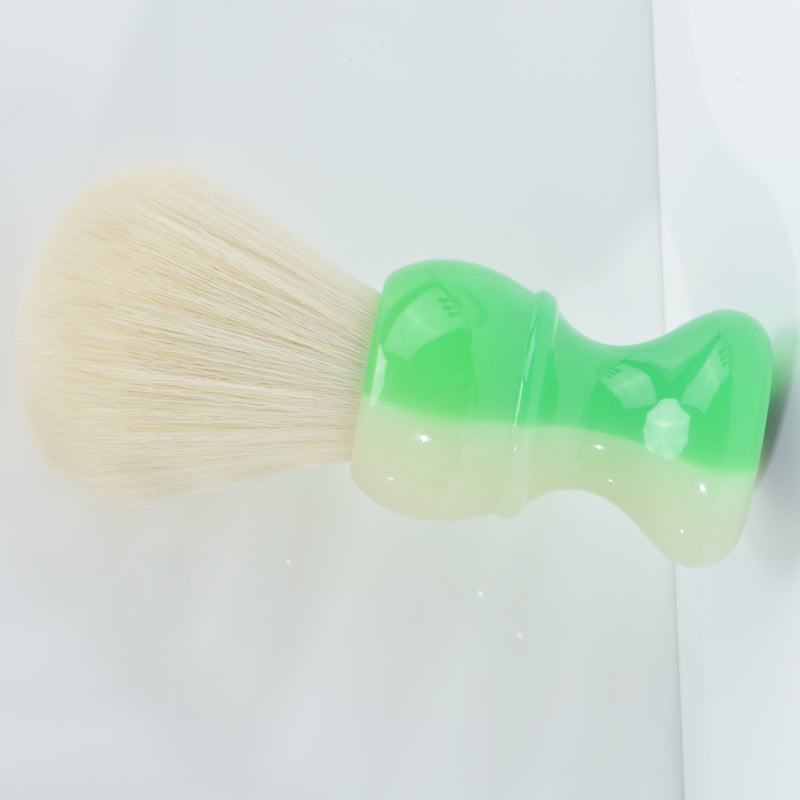 YAQI JANUS BIFRONS 24mm Synthetic Cashmere Knot Mens Shaving Brush With Dark Seen Handle