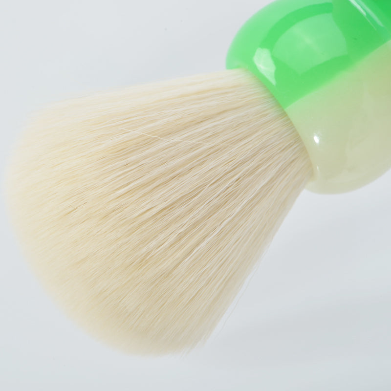 YAQI JANUS BIFRONS 24mm Synthetic Cashmere Knot Mens Shaving Brush With Dark Seen Handle