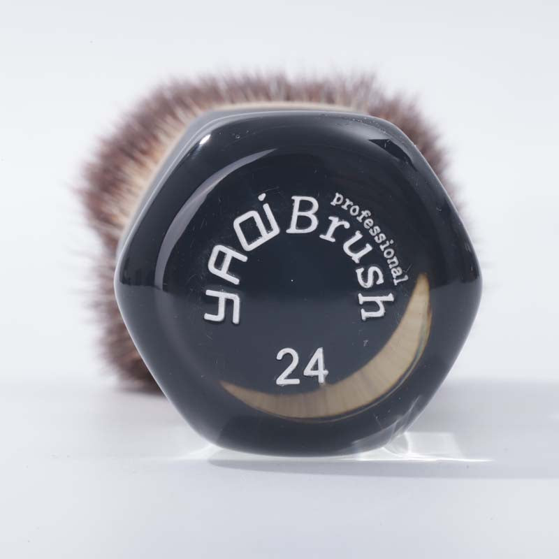 Yaqi Robin Synthetic Hair Clear Handle Men Wet Shaving Brush