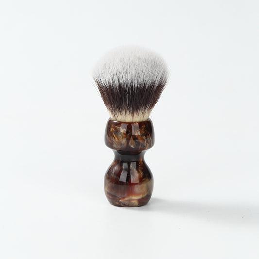 YAQI Caramel Cat's Whisker Synthetic Hair Mens Wet Shaving Brush