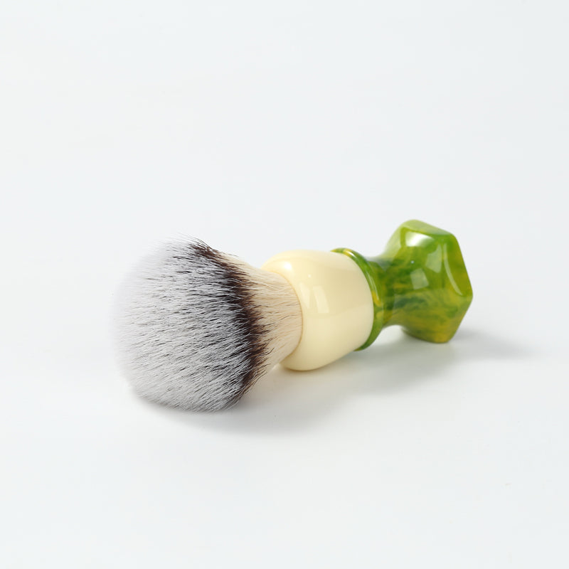YAQI Ever-hopeful Silver Cat's Whisker Synthetic Hair Mens Wet Shaving Brush
