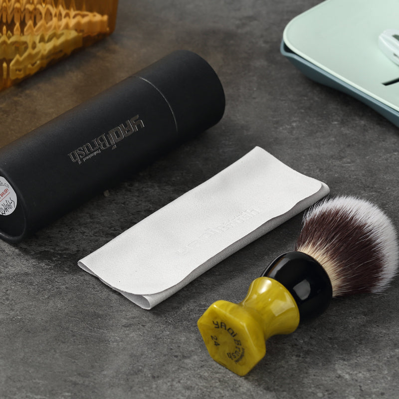 YAQI Ever-hopeful Cat's Whisker Synthetic Hair Mens Wet Shaving Brush